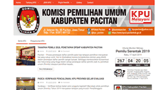 Desktop Screenshot of kpud-pacitankab.go.id